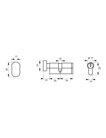 Cylindre profile hg5+ 35btx70 nick 3cl