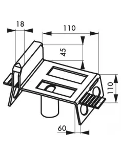 Sabot à€ sceller avec glissère réglage 2