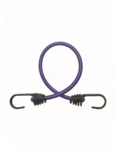 Lot de 2 sandows Ø8mm x 45cm à crochet - violet 2