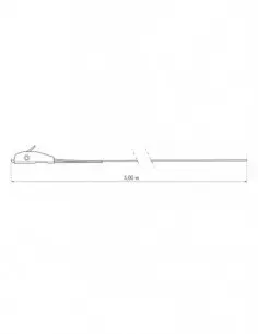 Sangle à boucle autoserrante largeur 25mm x 5,00m 2