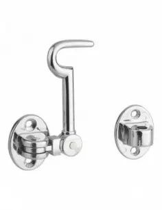 Crochet chromé 100 mm 2