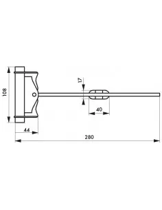 Ferme-porte à barillet 2