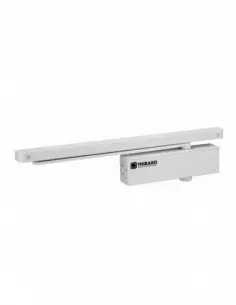 Ferme-porte automatique hydraulique Design force 3, bras coulissant, blanc - THIRARD