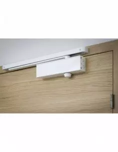 Ferme-porte automatique hydraulique Design force 3, bras coulissant, blanc - THIRARD 2