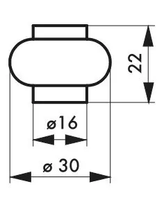 Butoir de sol Ø 30 mm 2