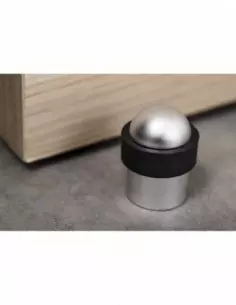 Butoir de sol Ø 30 mm argent 2