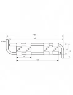 Double barre de securite pour volets 2