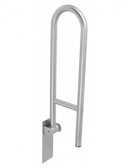 Barre de maintien rabattable Ø32mm l.700mm - inox poli