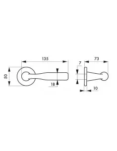 Béquille double inox 304 2