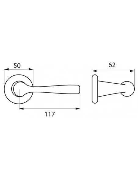 Béquille double lunar argent f1