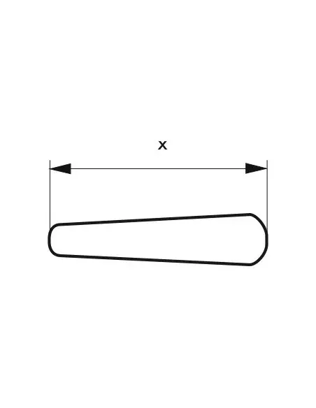 Béquille double pour serrure de portail