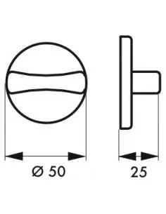 Paire de rosaces à condamnation et décondamnation 2