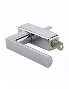 Béquille Fifty à clé pour fenêtre, chromé poli, 1 clé - THIRARD 2