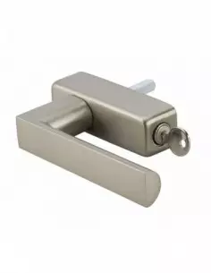 Béquille Fifty pour fenêtre, nickelé satiné mat, 1 clé - THIRARD 2