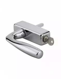 Béquille Shark pour fenêtre, chromé poli, 1 clé - THIRARD 2