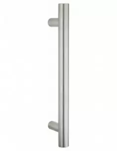 Paire de poignées tirage inox d 30 de porte battante - ht 400mm