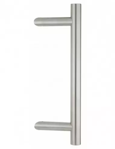 Paire de poignées tirage inox d 30 de porte battante - ht 400mm