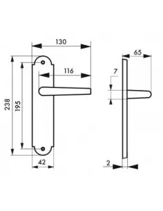 Charon sans trou bdc acier rouillé 2