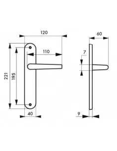 Chantilly anodisé inox sans trou bdc 2