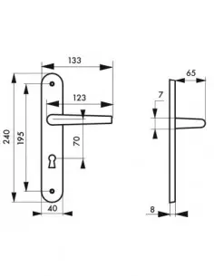 Diane trou de clé, l 2