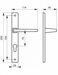 Picardie laqué blanc trou de cylindre 2