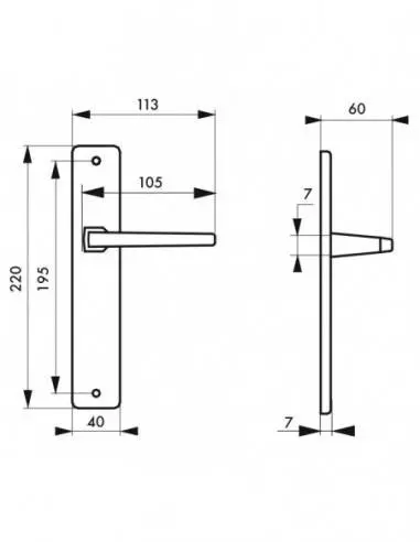 Picardie sans trou bdc carré 7 mm Picardie sans trou bdc carré 7 mm