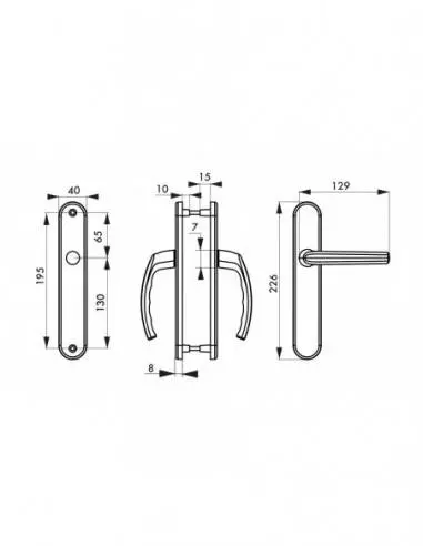 Sultane sans trou inox f9 Sultane sans trou inox f9