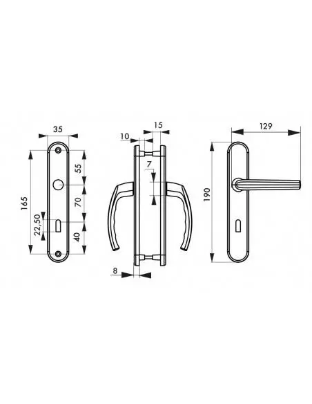 Sultane trou de clé, l inox f9