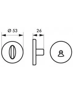 Paire de rosaces champagne condam. 2