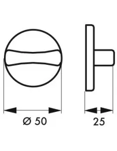 Rosace blanc condamnation et décondamnation 2