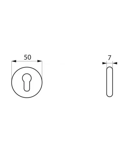 Rosace cylindre (la paire) Rosace cylindre (la paire)