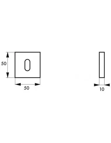 Paire de rosaces Archimede, trou de cylindre, couleur F2 - THIRARD Paire de rosaces Archimede, trou de cylindre, couleur F2 - THIRARD