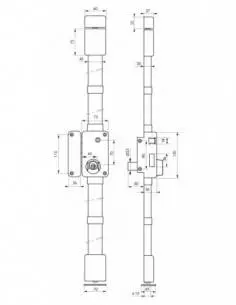 beluga blanche cr transit 2 à fouillot 75 x 130 gauche 4 clés 2