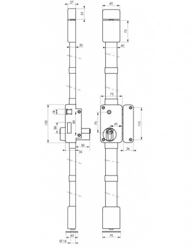 beluga marron cp transit 2 à fouillot 75 x 130 mm droite 4 clés beluga marron cp transit 2 à fouillot 75 x 130 mm droite 4 clés