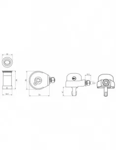 Serrure de fermeture pour rideau métallique 2