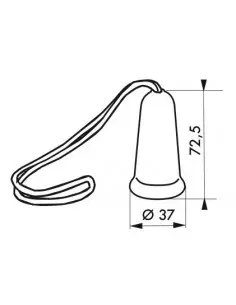 Poignee tirage pour porte basculante 2