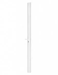 Boîtier réversible avec gâche standard pour porte haut 2250 mm maxi, blanc