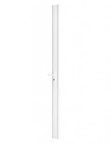 Boîtier réversible avec gâche standard pour porte haut 2250 mm maxi, blanc