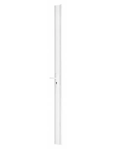 Boîtier réversible avec gâche standard pour porte haut 2250 mm maxi, blanc