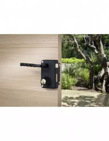 Serrure DC à tirage 75 x 130 mm droite Serrure DC à tirage 75 x 130 mm droite