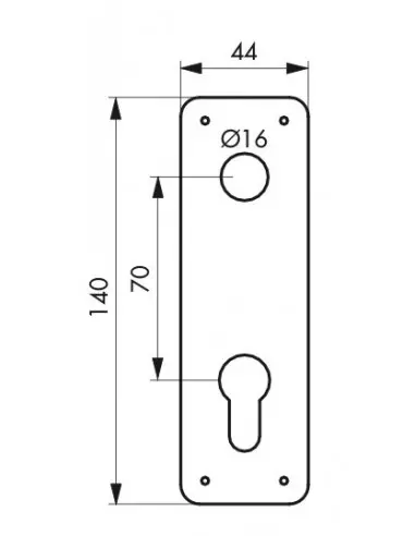 Entree acier trou de cylindre profilé Entree acier trou de cylindre profilé