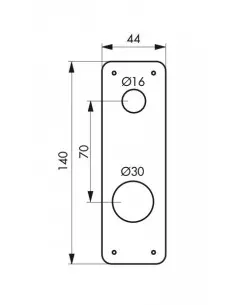 Entree laiton Ø 30 mm 2