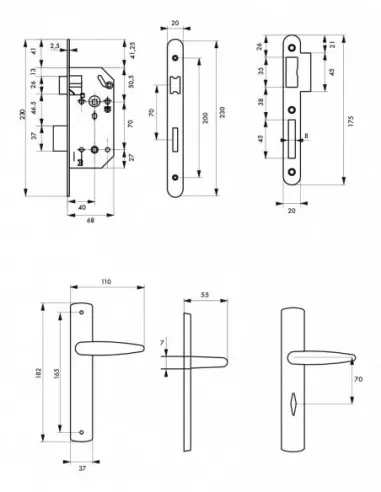 Garniture monomax nf axe 40 à condamnation v/br + ensemble ares Garniture monomax nf axe 40 à condamnation v/br + ensemble ares
