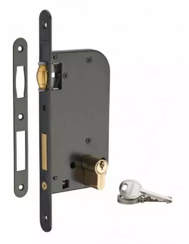 Serrure à rouleau v/br 3 clés