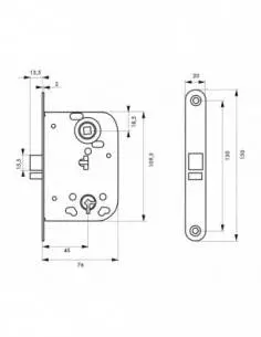 Serrure à condamnation 2