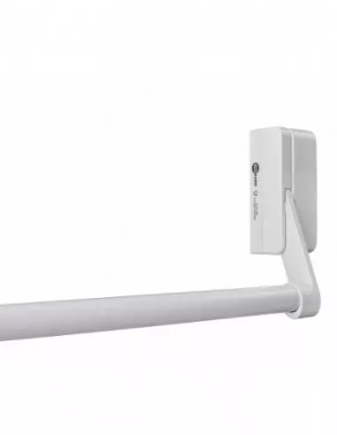 Serrure antipanique 1 point latéral réversible laqué blanc porte maxi 1150 mm Serrure antipanique 1 point latéral réversible laqué blanc porte maxi 1150 mm