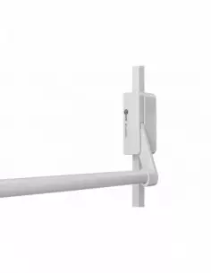 Serrure antipanique 2/3 points haut et bas réversible laqué blanc porte maxi 1150 mm 2