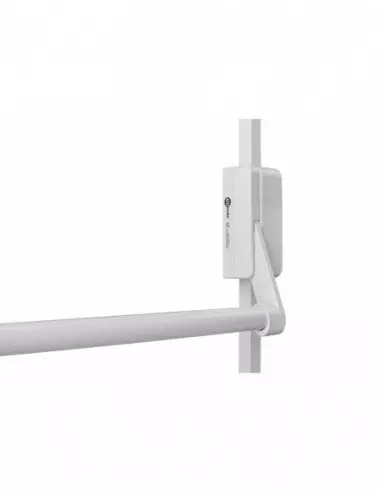 Serrure antipanique 2/3 points haut et bas réversible laqué blanc porte maxi 1150 mm Serrure antipanique 2/3 points haut et bas réversible laqué blanc porte maxi 1150 mm