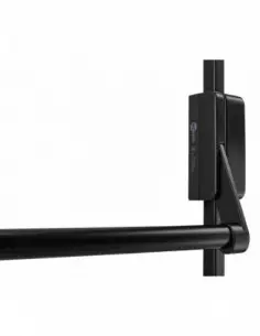 Serrure antipanique 2/3 points haut et bas réversible laqué noir porte maxi 1150 mm 2