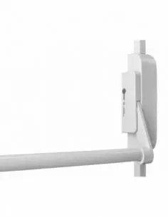 Serrure antipanique 3 points haut et bas réversible laqué blanc porte maxi 1150 mm 2